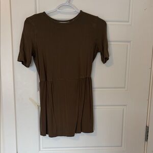 Lost in layers baby doll top Olive xs